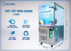Máy cấp đông nhanh 6 khay