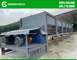 Máy bóc vỏ cây 2 trục bóc sạch lên đến 98%