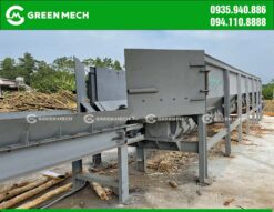 Máy bóc vỏ cây GREEN MECH có công suất bóc hiệu quả, hiệu suất cao