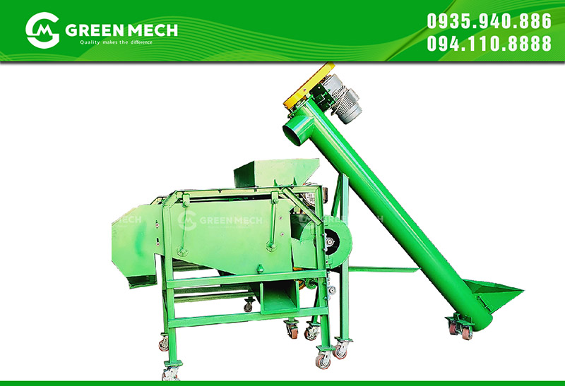 Khung máy làm từ thép SS400 chắc chắn, bền bỉ